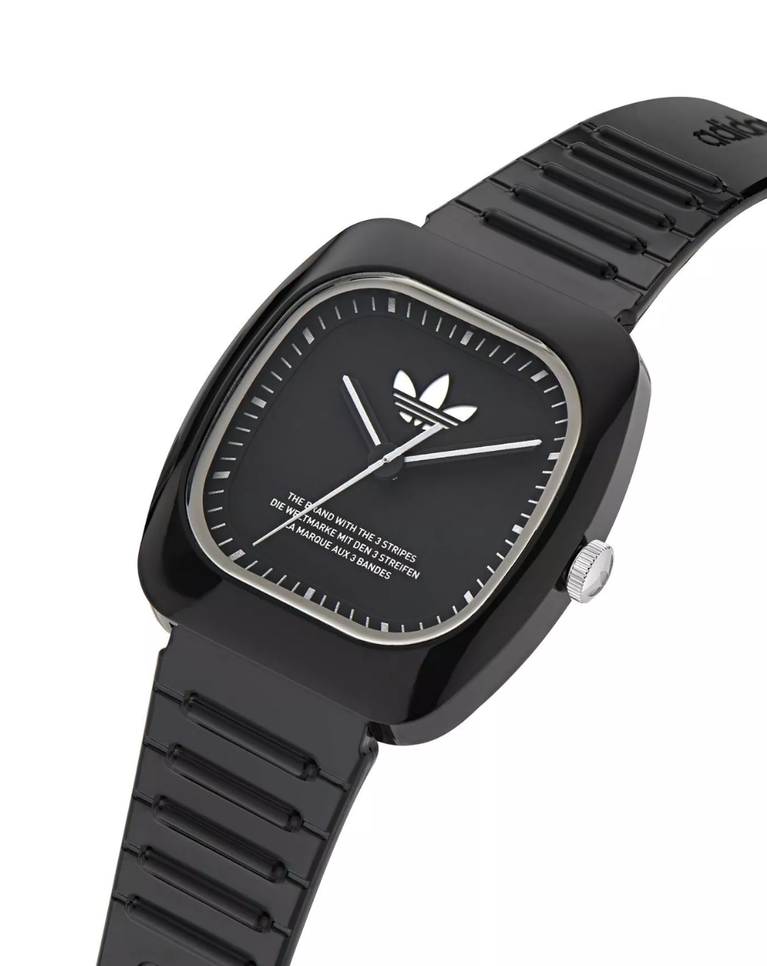 Adidas Retro Wave Two Black Resin Unisex Watch - AOSY24531