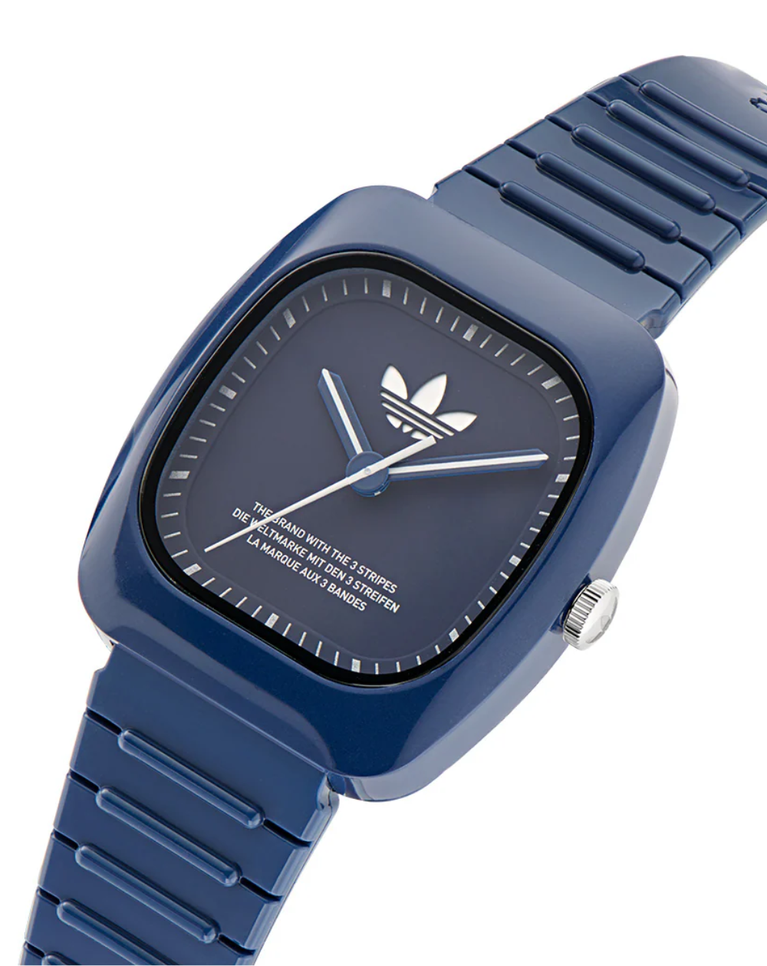 Adidas Retro Wave Two Dark Blue Unisex Watch - AOSY24029