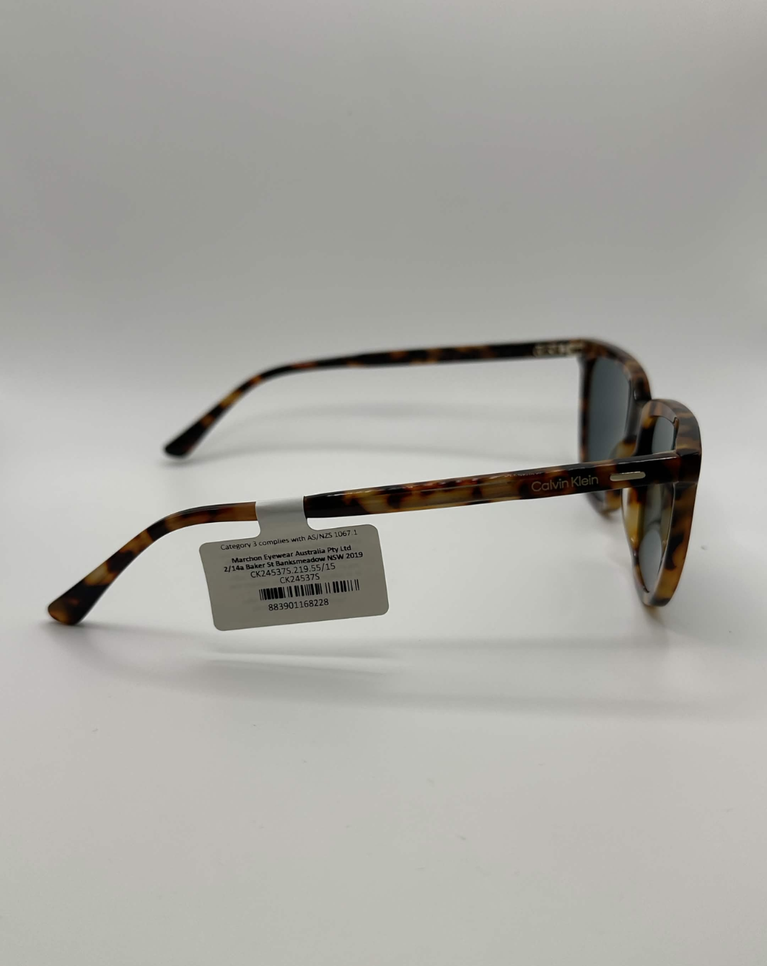 Calvin Klein Havana Brown Ladies Sunglasses - CK24537S.219.55/15