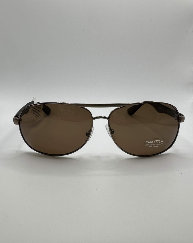 Nautica Brown Pilot Style Mens Sunglasses - N2245S.200.63/13