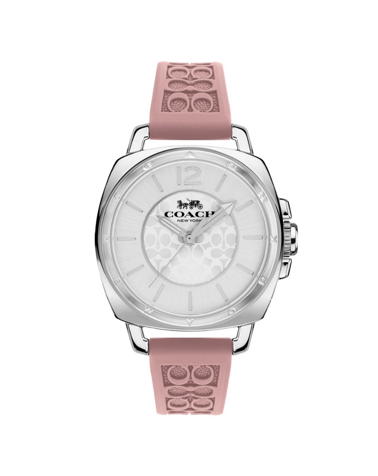 Coach "Boyfriend" Pink Strap Ladies Watch - 14503876