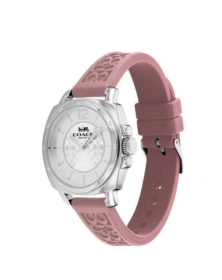 Coach "Boyfriend" Pink Strap Ladies Watch - 14503876