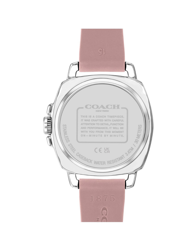 Coach "Boyfriend" Pink Strap Ladies Watch - 14503876