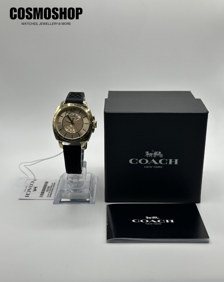Coach Gold "Boyfriend" Ladies Watch - 14503980