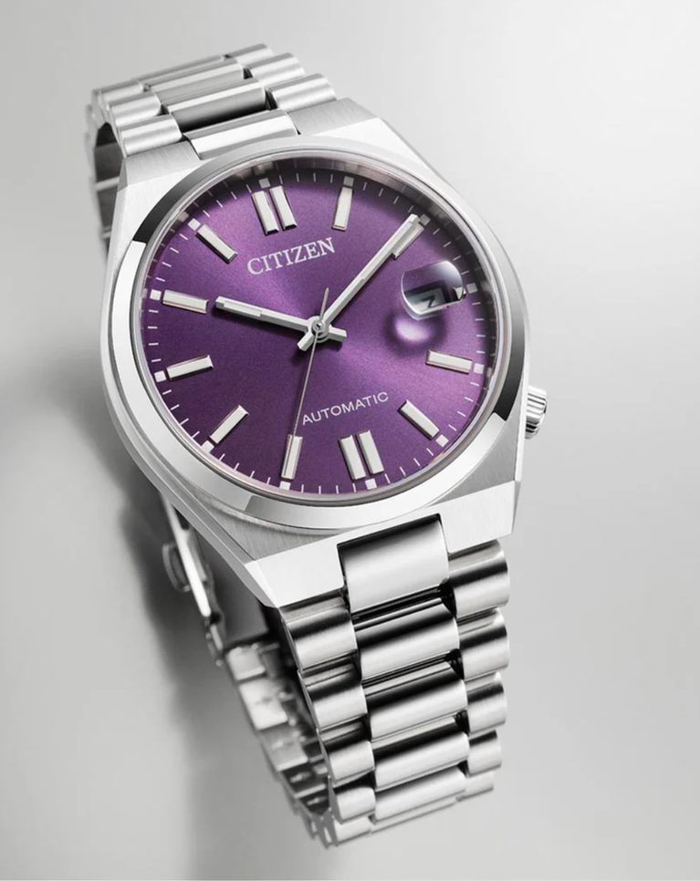 Citizen Tsuyosa "Mini" 37mm Purple Dial Automatic Watch - NJ0200-50W