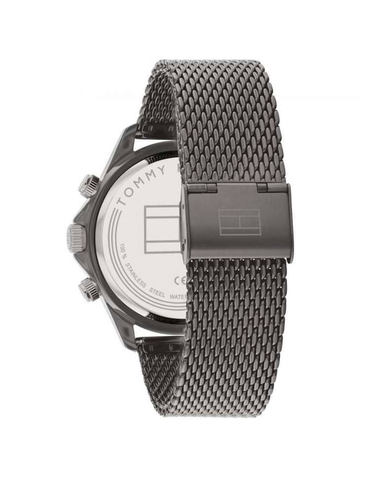 Tommy Hilfiger "Miles" Grey Mesh Strap Men's Watch - TH1792019