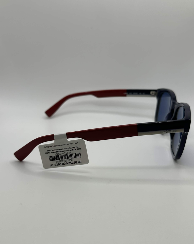 Lacoste Blue Square Mens Sunglasses - L986S.410.52/20