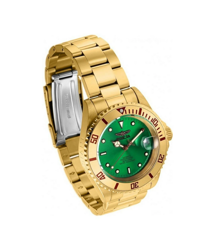 Invicta Gold/Emerald Automatic Men's Watch - 28665