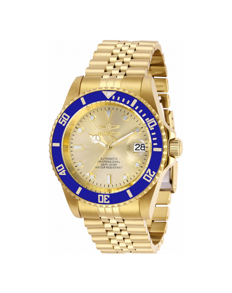Invicta Gold/Blue Pro Diver Automatic Men's Watch - 29185