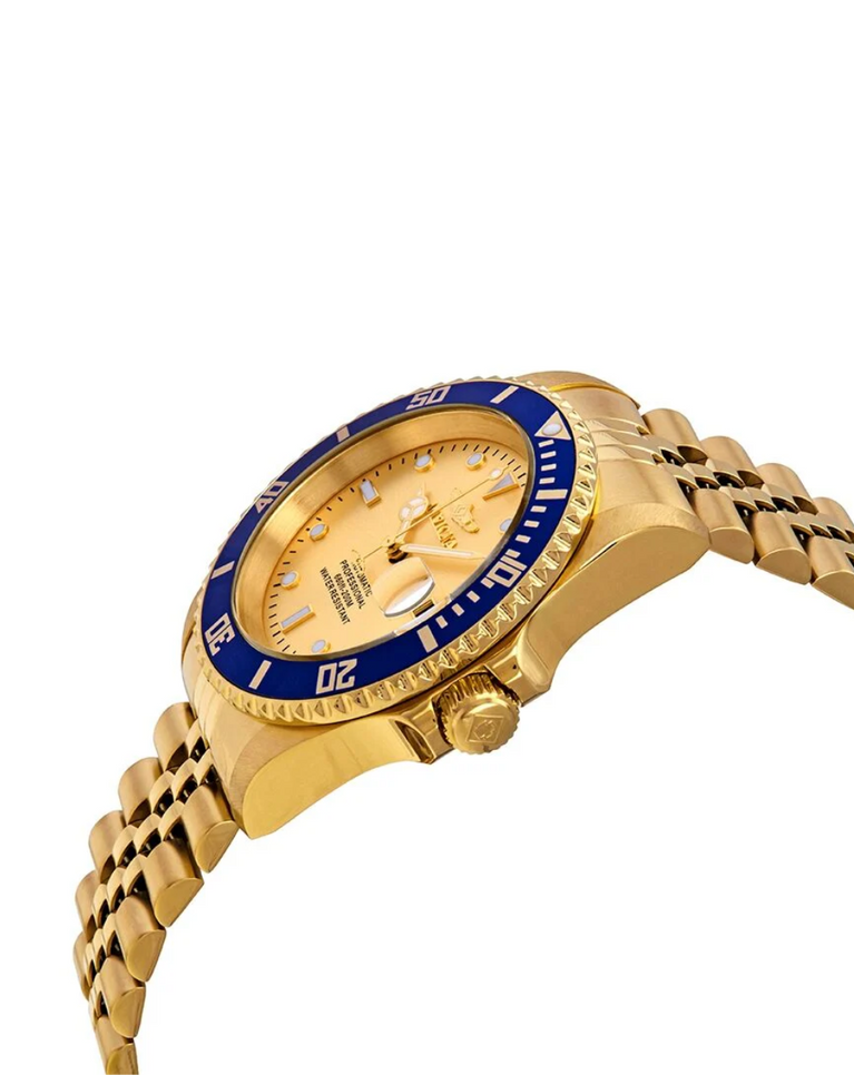 Invicta Gold/Blue Pro Diver Automatic Men's Watch - 29185