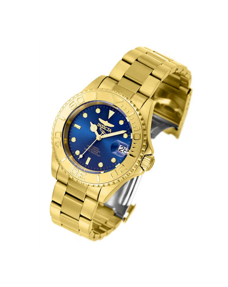 Invicta Pro Diver 200m Automatic Gold/Blue Men's Watch - 30097