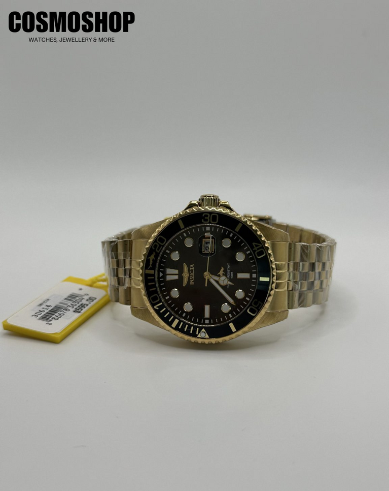 Invicta Pro Diver Men’s Gold/Black Quartz Watch - 30614
