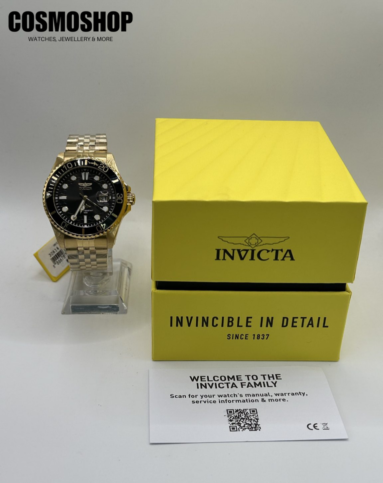 Invicta Pro Diver Men’s Gold/Black Quartz Watch - 30614