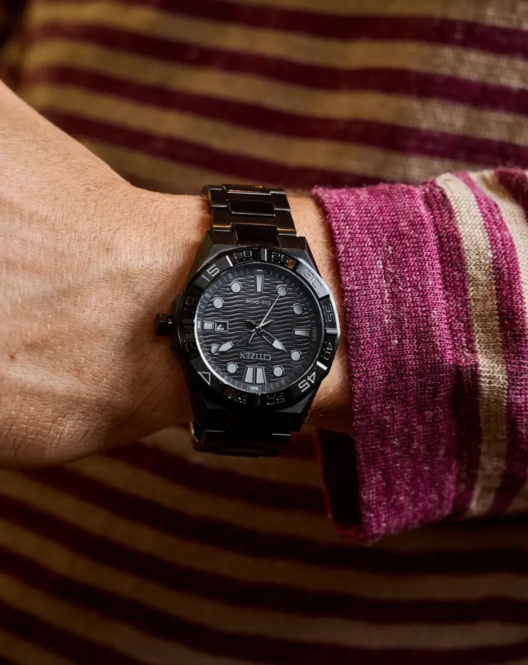 Citizen Eco-Drive Black Dial Gents Watch - AW1855-52E