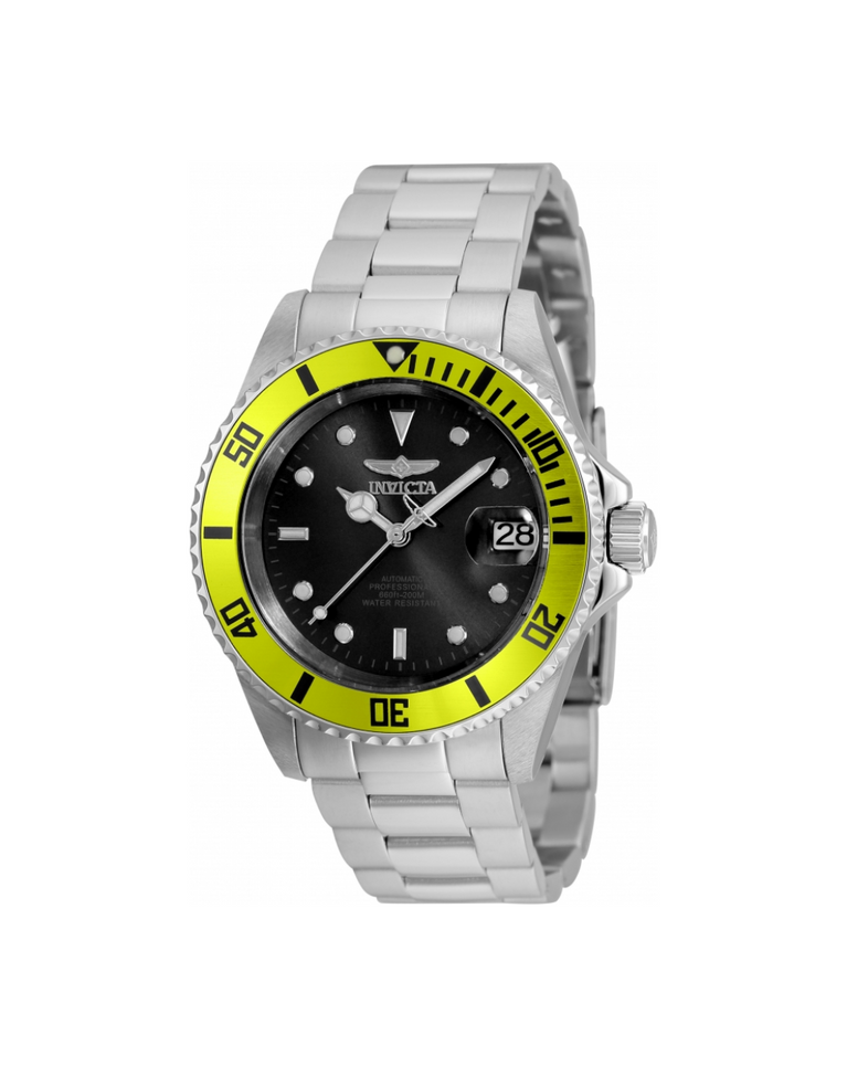 Invicta Neon-Yellow Dial Automatic Men's Watch - 35842