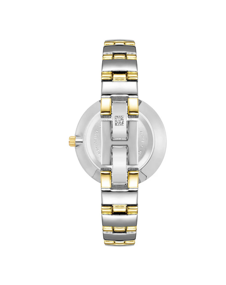 Anne Klein Two Tone Crystal Ladies Watch - 3903SVTT