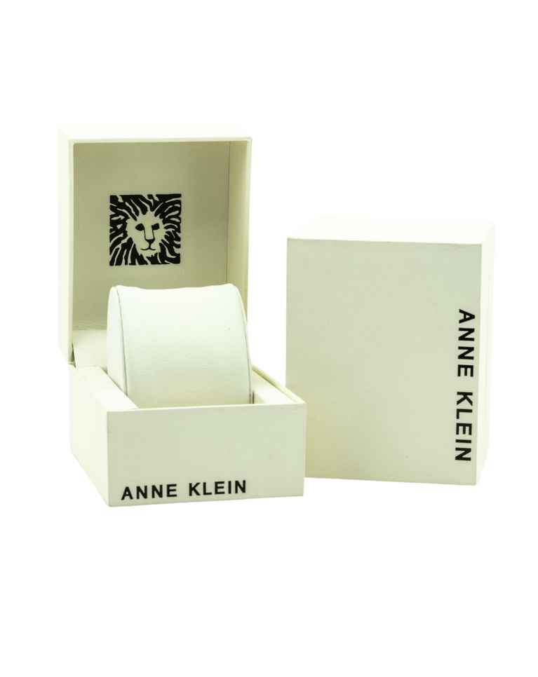 Anne Klein Two Tone Crystal Ladies Watch - 3903SVTT