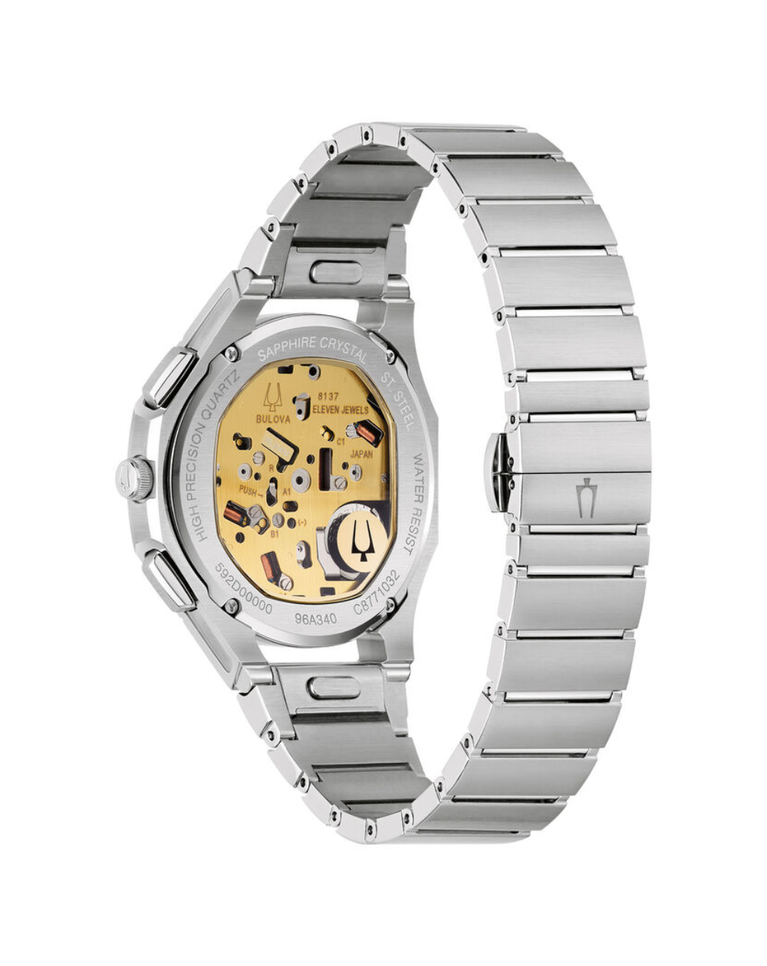 Bulova CURV 10th Anniversary Brown Chronograph Men's Watch - 96K117