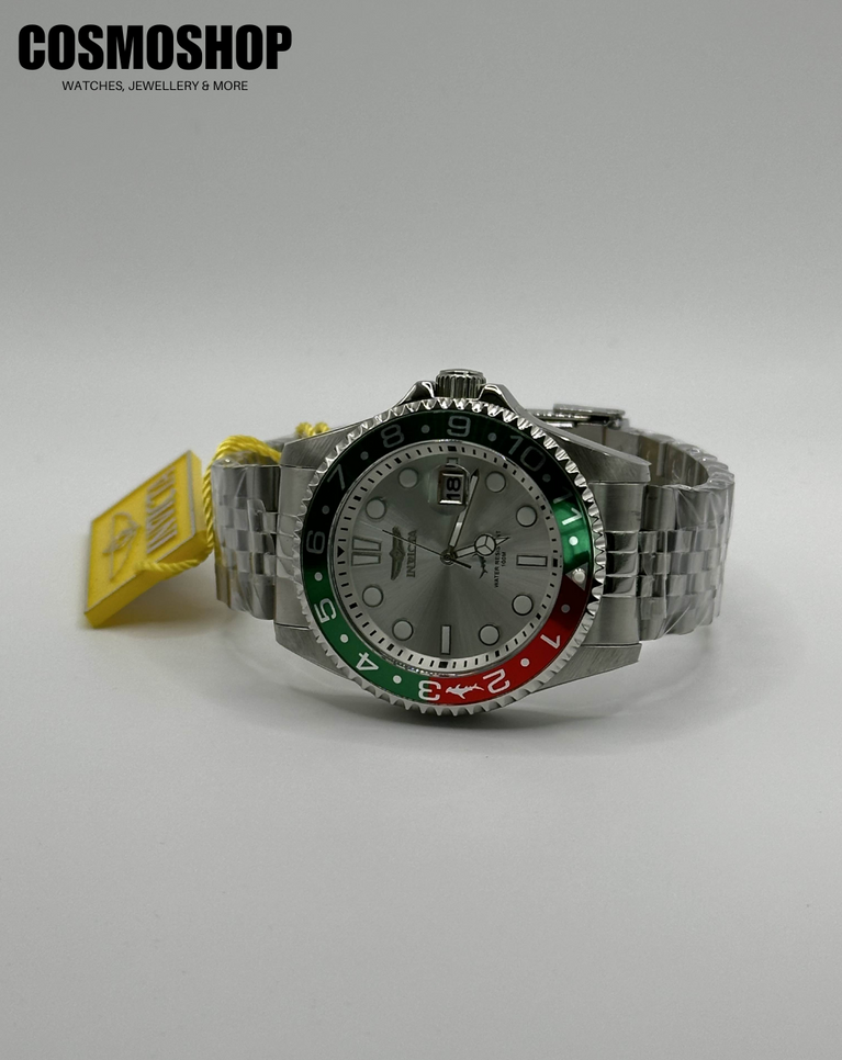 Invicta Pro Diver Green/Red Bezel Men's Quartz Watch - 43750