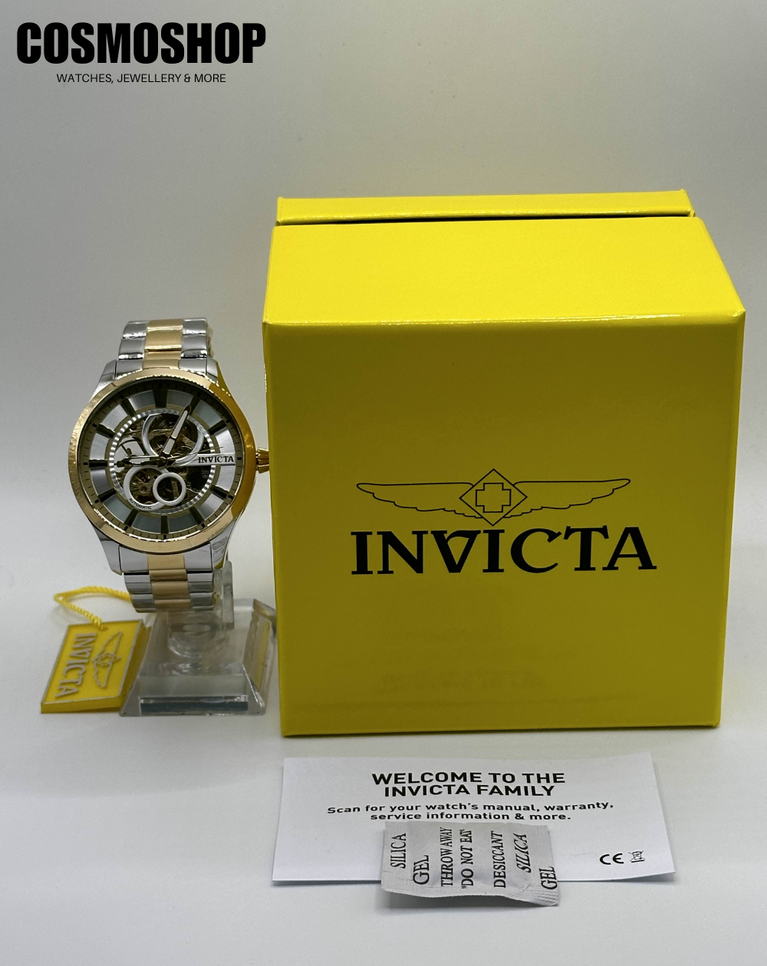 Invicta Automatic Skeleton Gold Men's Watch - 46737