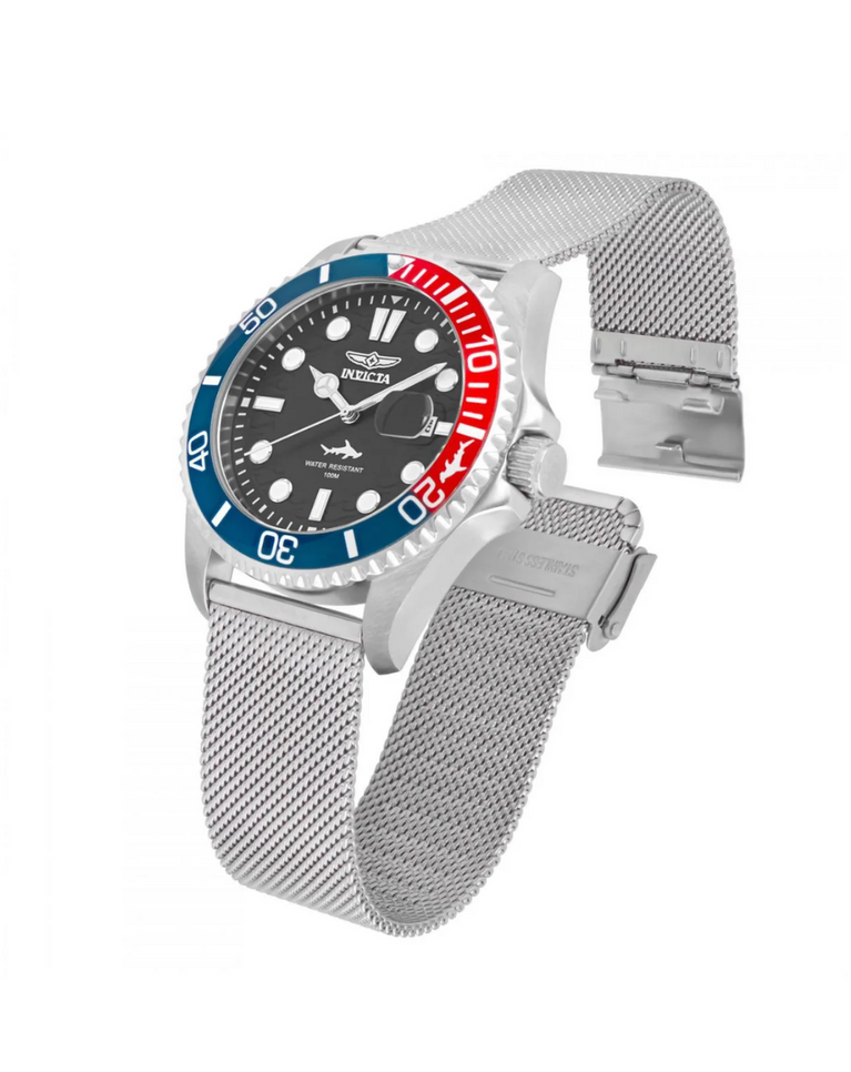 Invicta Pro Diver "Pepsi" Men's Quartz Black Dial Watch - 47176