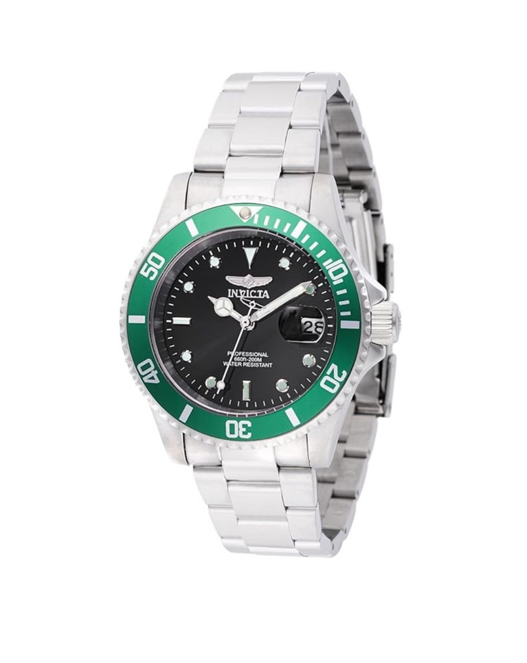 Invicta Pro Diver Emerald Bezel Men's Quartz Watch - 47353