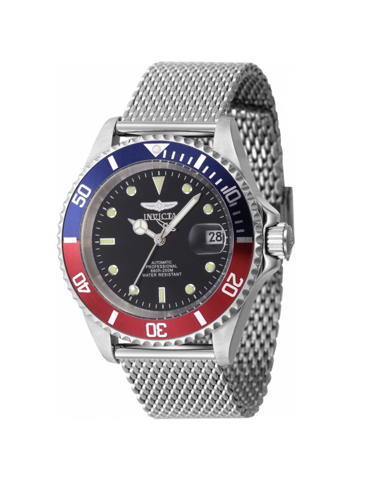 Invicta "Pepsi" Automatic Mesh Strap Men's Watch - 47721