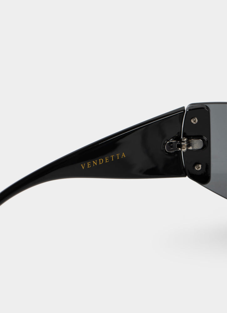 Vendetta Cover Girl Ladies Black Sunglasses - 61289