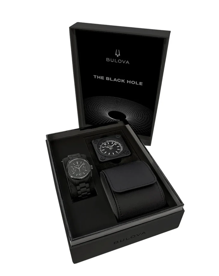 Bulova Limited Edition Lunar Pilot Black Hole Chronograph Watch - 98A335