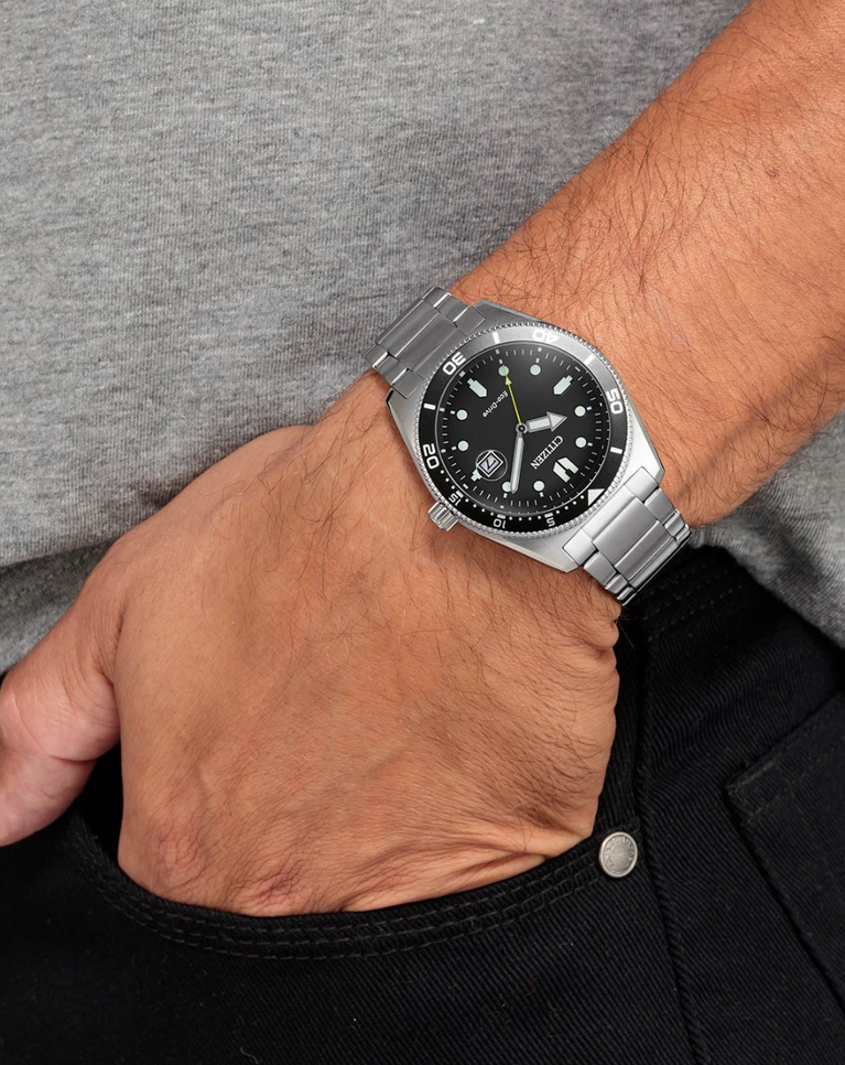 Citizen Classic Sport Eco Drive Black Dial Mens Watch - AW1760-81E