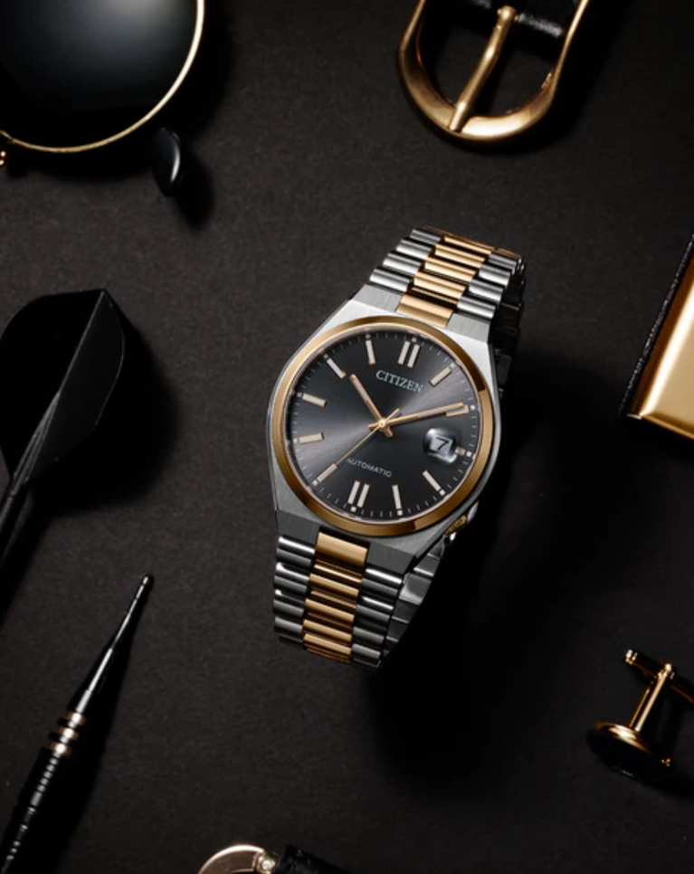 Citizen Two Tone Rose Gold Tsuyosa Automatic Watch - NJ0154-80H