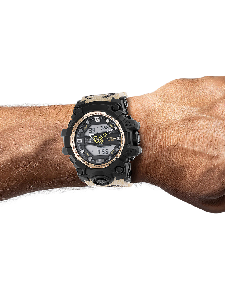 Activa Neo X Invicta Men's Watch Oversized Tan - ACW428-004