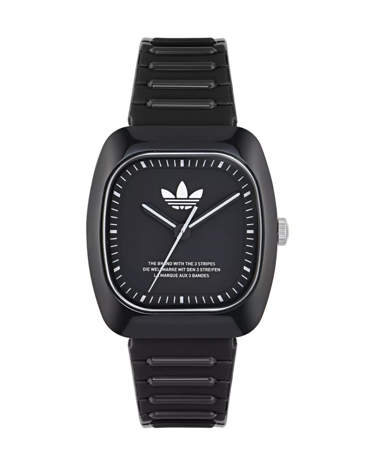 Adidas Retro Wave Two Black Resin Unisex Watch - AOSY24531