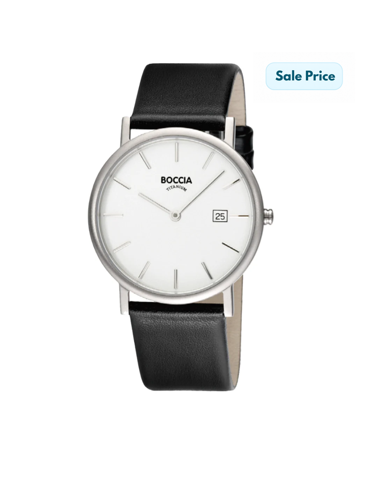 Boccia Titanium Classic Unisex Quartz Dress Watch - 3637-02