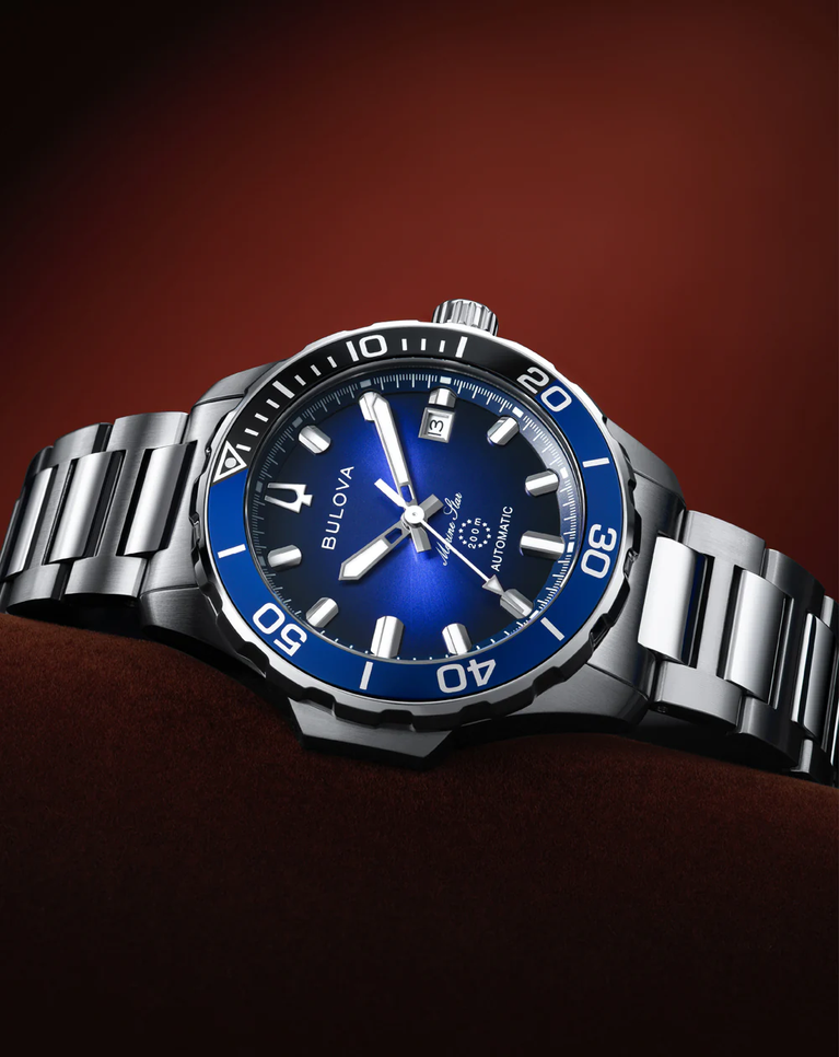 Bulova Marine Star Series B Automatic Mens Watch - 98B466
