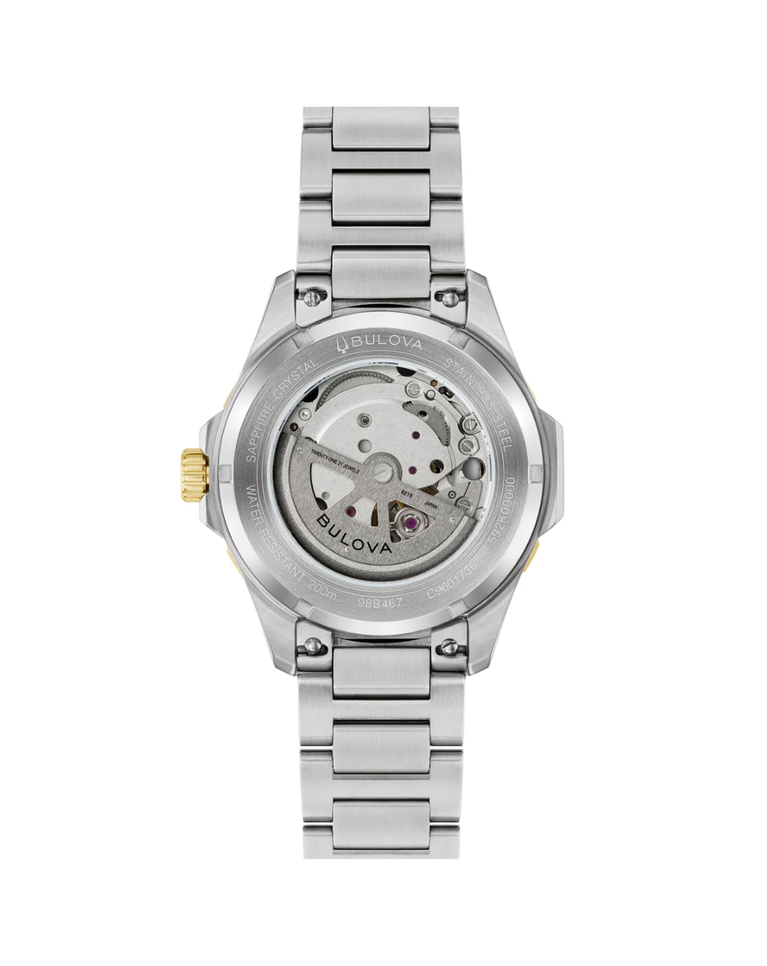 Bulova Marine Star Series B Two Tone Mens Watch - 98B467