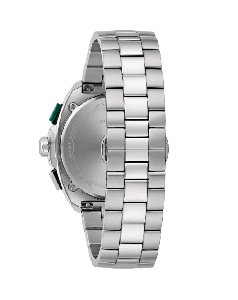 Bulova Racer Green Dial Chronograph Mens Watch - 98B468