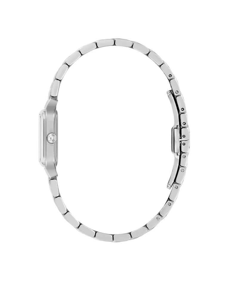Bulova Sutton Square MOP Dial Elegant Ladies Watch - 96L357
