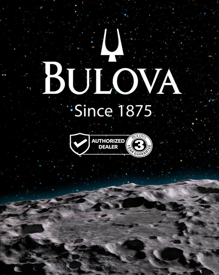 Bulova Gents Automatic Navy Blue Dial Watch - 96B447