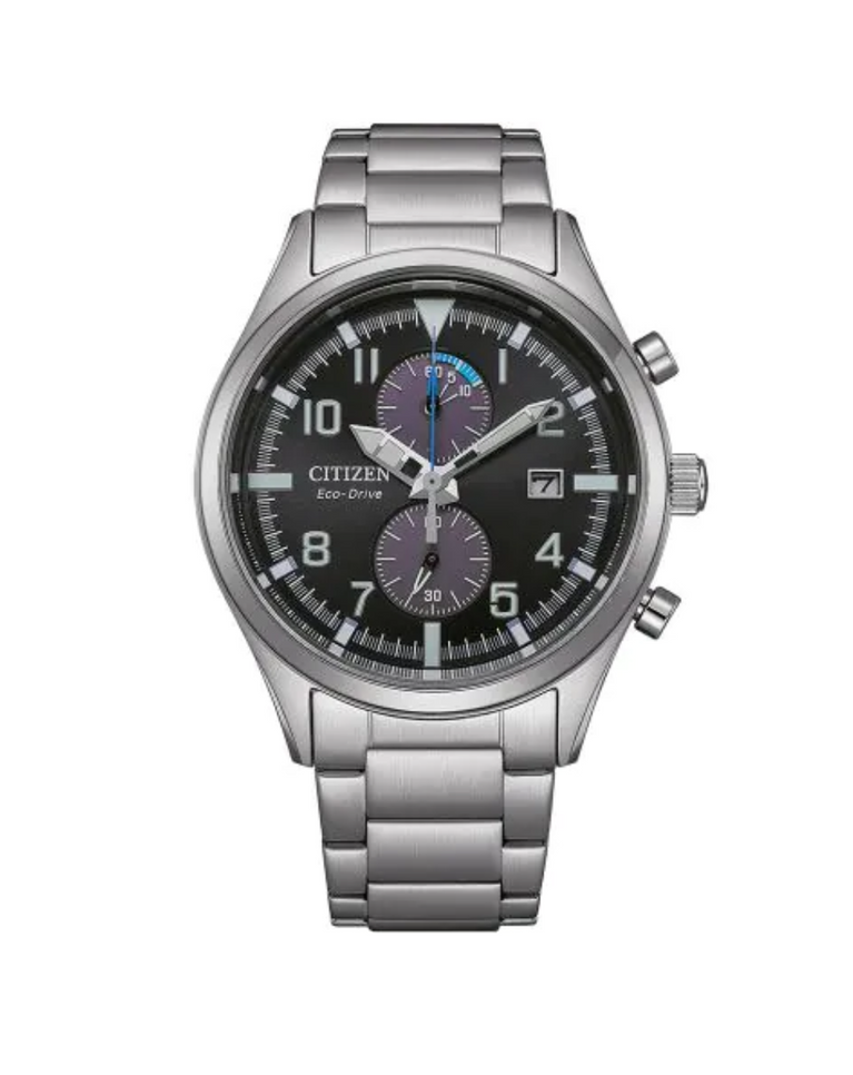 Citizen Eco Drive Chronograph Black Dial Men's Watch - CA7028-81E