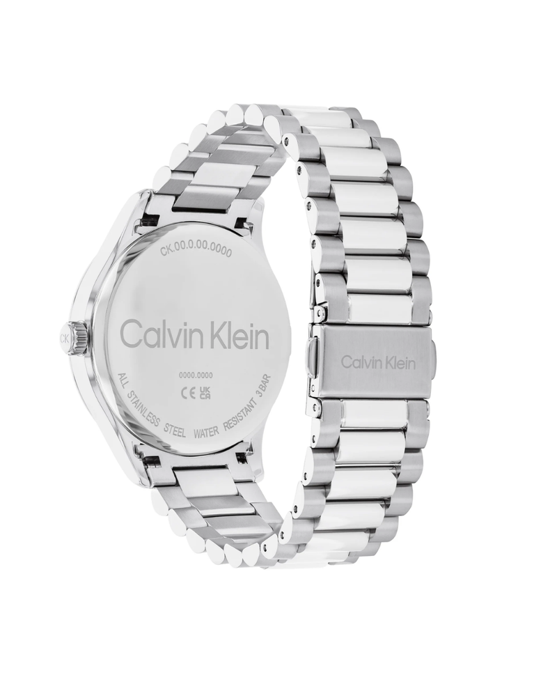 Calvin Klein "Iconic" Silver Tone Analog Men's Watch - CK25200342
