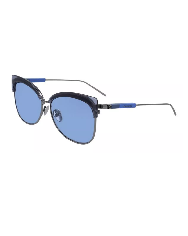 Calvin Klein Crystal Slate Blue/Blue Ladies Sunglasses - CK19701S