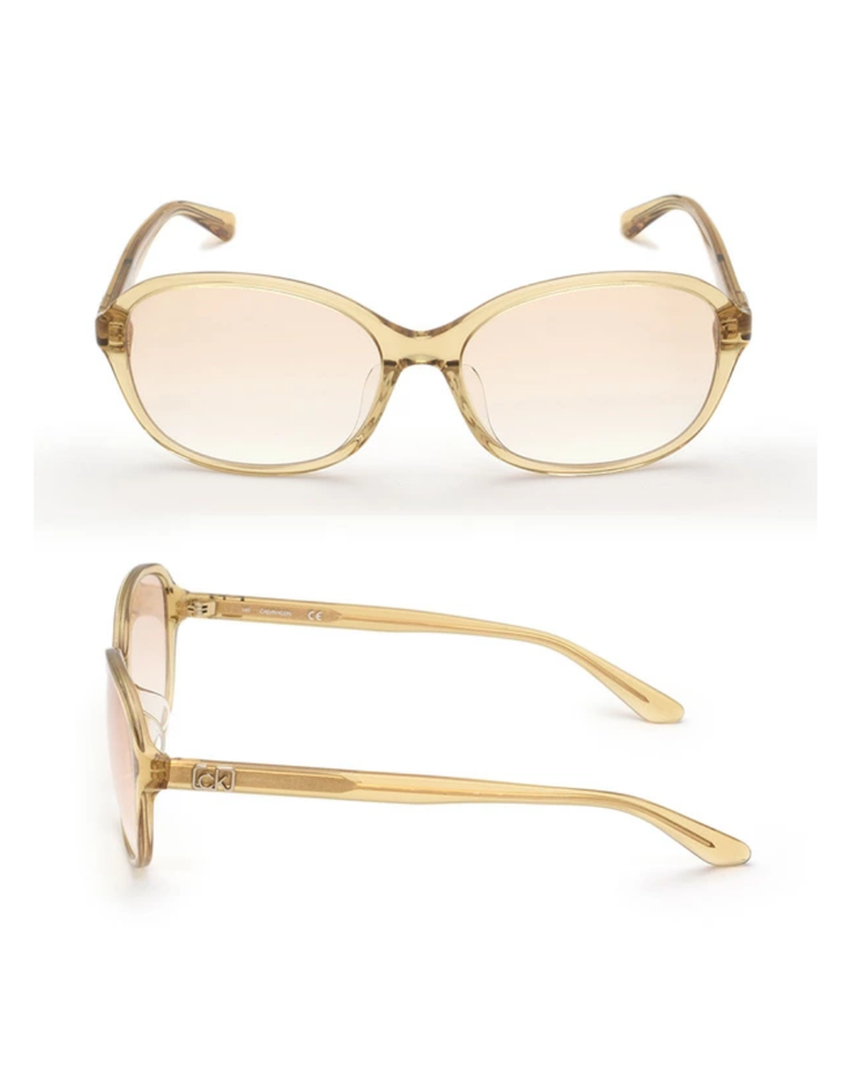 Calvin Klein Low Bridge Fit Unisex Gold Sunglasses - CK20550SA.281.58/16
