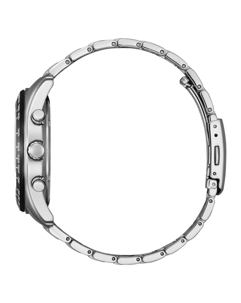 Citizen Chronograph Panda Dial Eco Drive Men's Watch - CA4674-58A