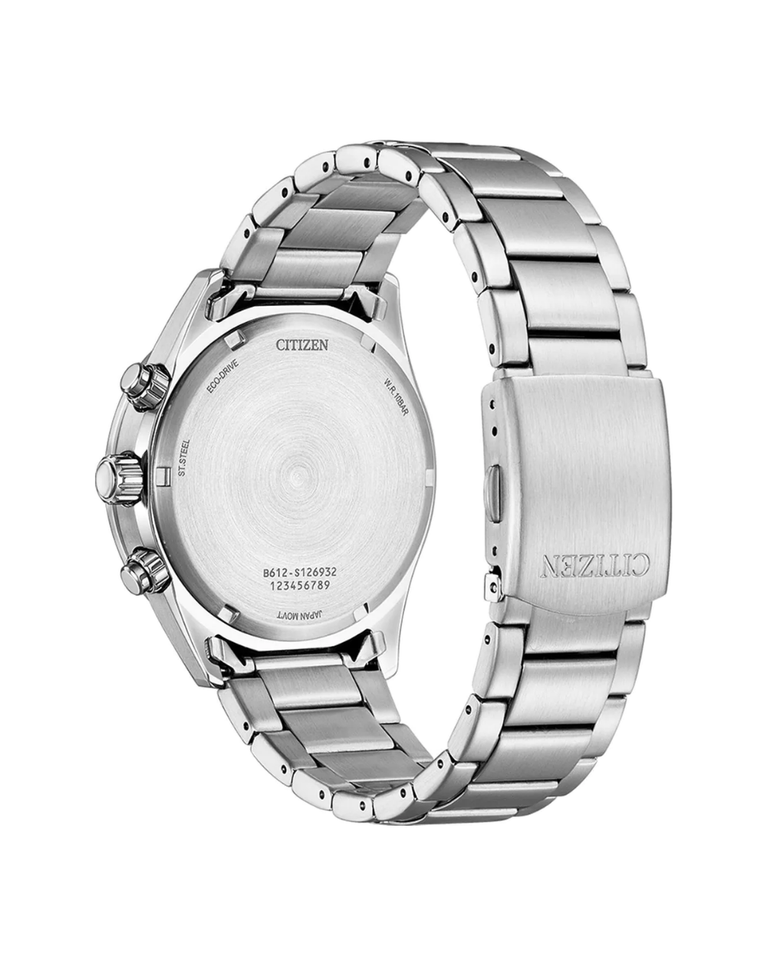 Citizen Eco-Drive Green Dial Chronograph Mens Watch - CA0770-72X