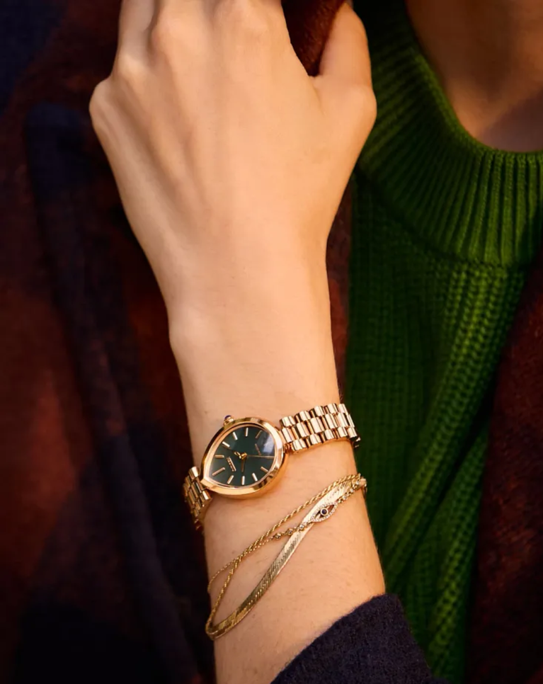 Citizen Eco-Drive L Rainell Gold-Tone Ladies Watch - EM1203-57X