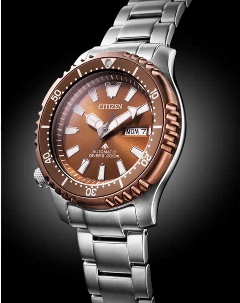 Citizen Limited Edition Promaster Automatic Brown Dial Men's Watch - NY0164-65X