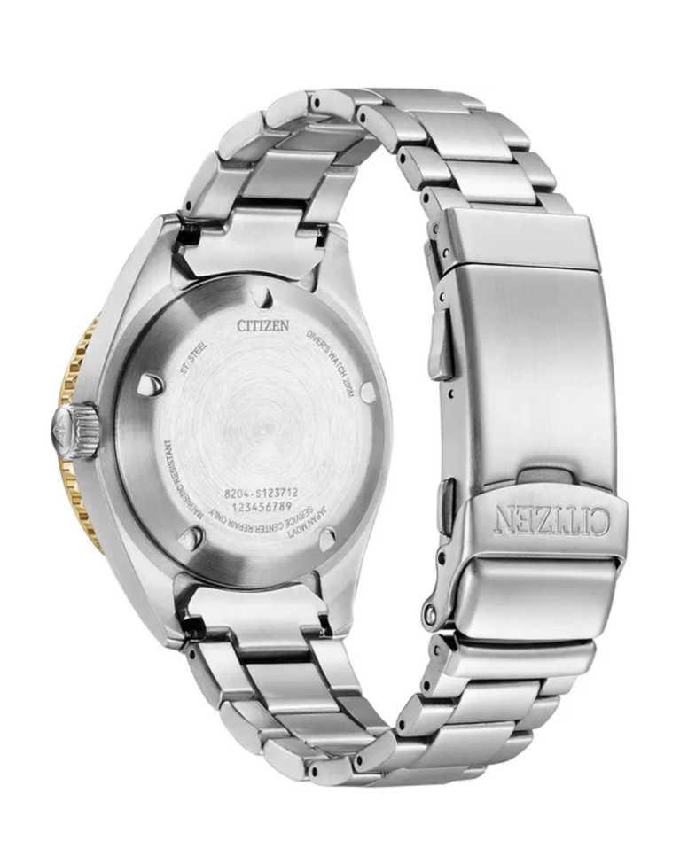 Citizen Promaster Automatic Two Tone Black Dial Men's Watch - NY0125-83E