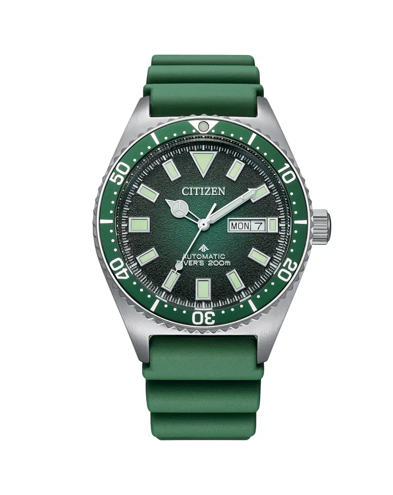 Citizen Promaster Green Dial Automatic Men's Watch - NY0121-09X