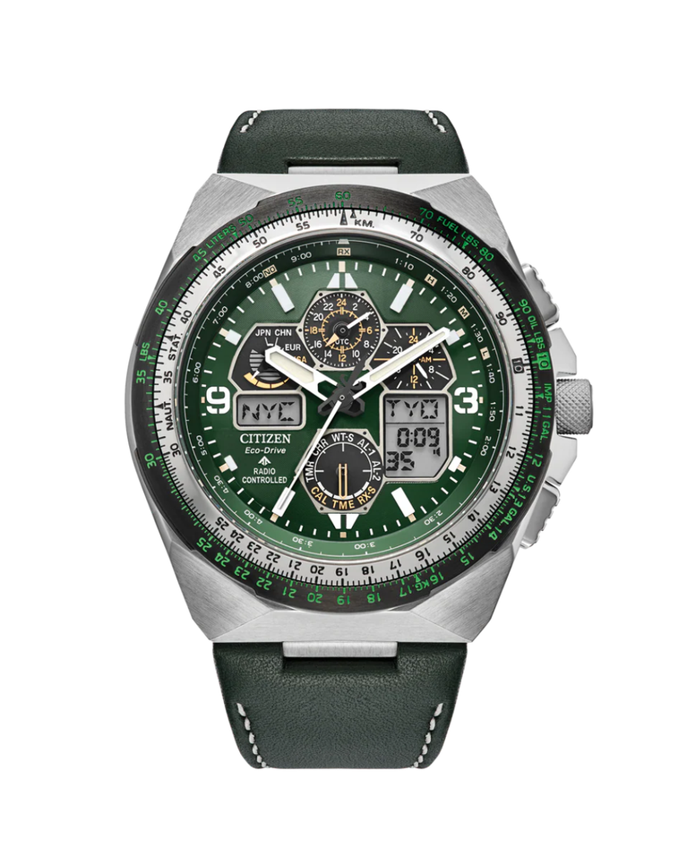 Citizen Promaster Skyhawk A-T Green Eco Drive Watch - JY8147-01X
